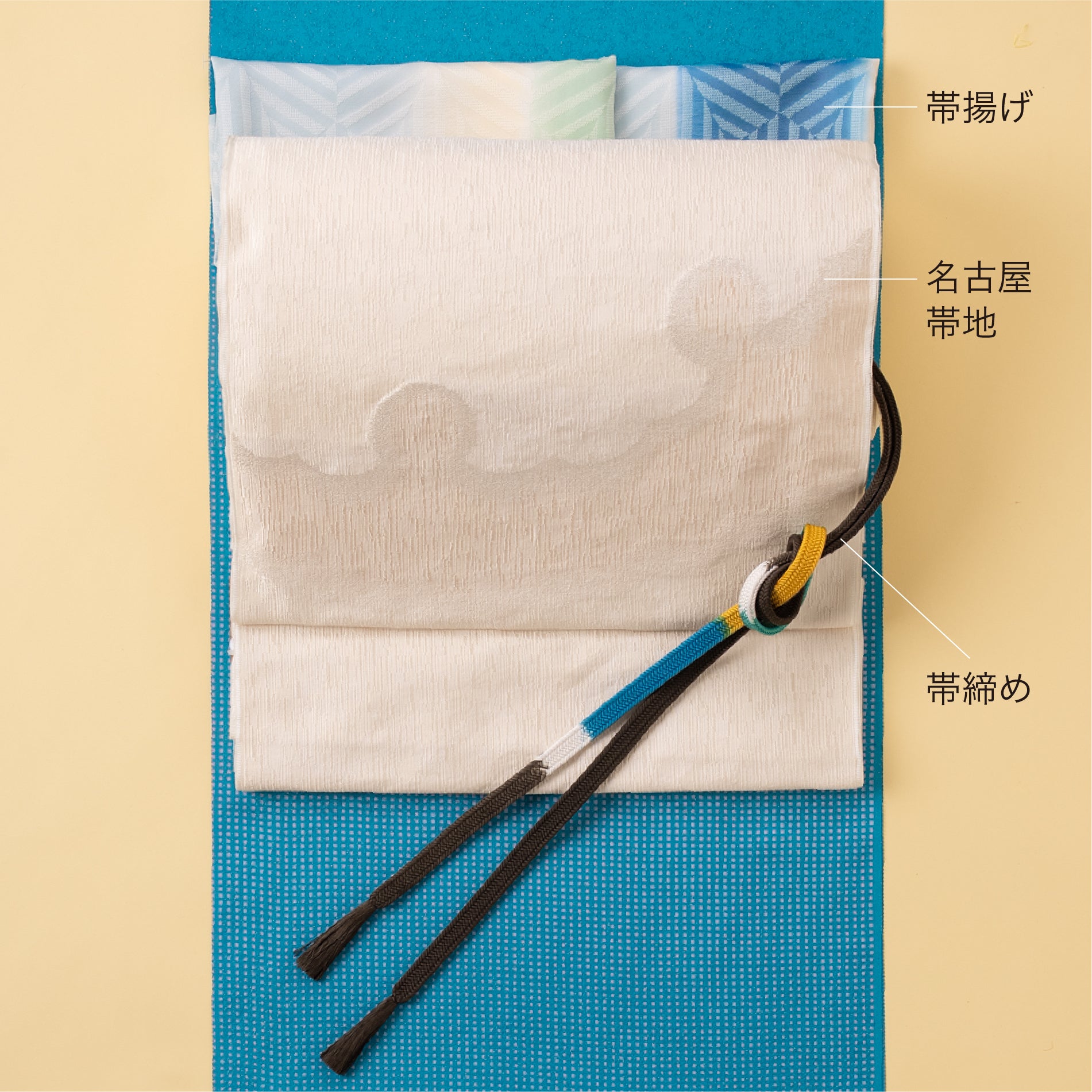 雪輪文 九寸名古屋綴帯地 – Professional Crew Patras