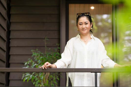 こどもの頃から夏のお家は軽井沢<br>ここで育ったことは<br>自分らしさの根源かもしれません<br>遠藤晶子