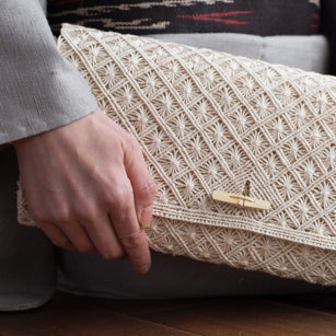 [M+abaca]<br>クラッチバッグ