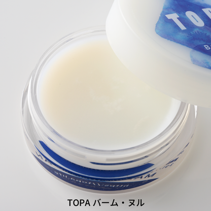 ミネラルバランスが<br>豊かなアルカリ天然水を<br>ベースにした顔、体、髪、<br>爪、唇、全身に使用できる<br>［TOPA］フルボディ<br>スキンケアセット